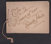 Printed album, USA, Kimball, The Homes of Our Poets (some slight marks, gen. gd) (1)