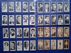 Cigarette cards, 7 part sets and a few odds, all Film & Entertainment related, RJ Lea Radio Stars