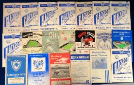 Football programmes, Blackpool FC, 1954-55, a collection of home & away programmes, homes (9) inc.