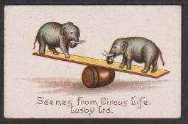 Cigarette card, Lusby, Scenes from Circus Life, ref. H264, picture no 23 (gd) (1)