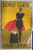 Entertainment, Gilbert & Sullivan, a poster for D’Oyly Carte Opera Co with a Dudley Hardy design