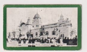 Cigarette card, Empire Tobacco Co, Franco British Exhibition, type card, 'The Canadian Building -
