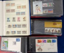 Stamps, GB QEII collection of pre-decimal part sheets housed in a brown 48 side stockbook, 2 boxed