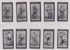 Cigarette cards, Cope's Boxers 1st series 1-25 (set 25 cards) including John Sullivan Sam Langford