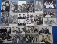 Postcards, Entertainment, a collection of 30+ cards of mainly 1960s and 70s pop stars inc. Rolling