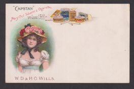 Tobacco advertising postcard, Wills, advertising postcard for 'Capstan Navy Cut Tobacco &