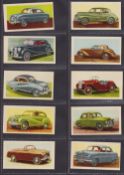 Trade cards, Bake-A-Cake, Motor Cars (set, 56 cards) (some slightly irregular trim o/w gd/vg)