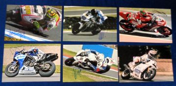 Motor Sport, Superbike autographs, a collection of ten, 12