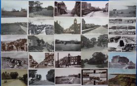 Postcards, Kent, a selection of 100+ cards of towns and villages on the Isle of Sheppey. RPs include