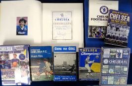 Football books, Chelsea FC, a collection of 9 books including 2 limited edition issues of 'The