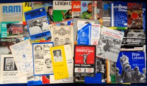 Football programmes, Testimonials, a collection of 80+ programmes & booklets, 1960's onwards, many
