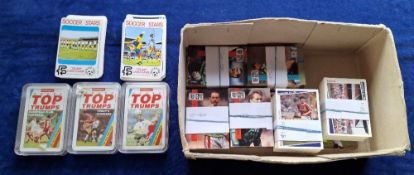 Trade cards, Selection football cards FKS Trump Card game Soccer Stars series 1 and 2 late 1970's (