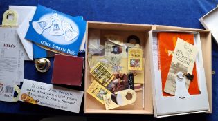 Trade ephemera & advertising; a collection of items all relating to Bells Whisky, including a