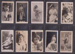 Cigarette cards, USA, American Tobacco Co Actresses Photographic, reference book item 90, blue net