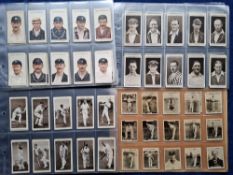 Cigarette / trade cards, 11 sets and 1 part set all Cricket related. Part set Godfrey Phillips