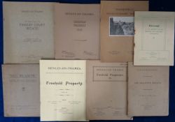 Ephemera, Sale Particulars, Henley-on-Thames, 11 items to include Thamesfield, The Gillotts' Estate,