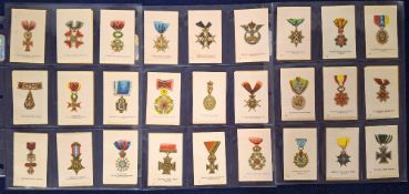 Cigarette silks, Imperial Tobacco Co Canada Orders & Military Medals (set 55 silks) (vg)