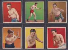 Cigarette cards, USA, ATC, Champion Athlete & Prize Fighter Series ('Mecca Cigarettes' back), 'L'