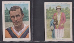Trade cards, Spain, Chocolat Amatller Tennis (set 24 cards) including Tilden, Helen Wills, Cochet