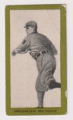 Cigarette card, USA, ATC, Baseball Series (T211, 'Red Sun' brand issue), type card, Breitenstein,