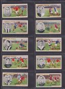 Cigarette cards, Churchman's, Footballers (Coloured) (set, 50 cards) (vg)