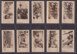 Cigarette cards, Ardath, Great War Series, 70 different cards, Series A (27/50), Series B (7/50, nos