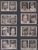 Trade cards, Young Britain, Favourite Cricket Series (In Pairs) (set of 30 in 15 uncut pairs) (vg/