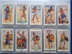 Cigarette cards, 10 sets; United Services Ancient Warriors, SCWS (2, Dwellings all Nations,