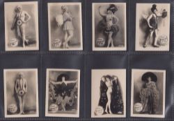 Cigarette cards, Cuba, Trinidad y Hno, Photo Series, Actresses & Beauties, 'M' size, white border,