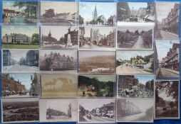 Postcards, Yorkshire, a selection of over 50 cards of Yorkshire, with RPs of Coxwold village (2),