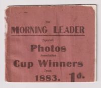 Football trade issue, The Morning Leader, small booklet 'Photos Association Cup Winners from