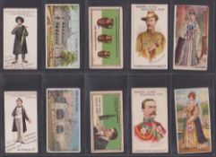 Cigarette cards, 30 type cards, many better series noted; Salmon & Gluckstein (16 including