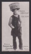 Cigarette card, Fraenkel Bros., Music Hall Artistes (White card), type card, Gus Ellen 'E Dunno