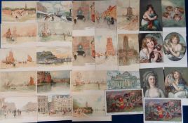 Postcards, Art and Art Gallery cards, 245+ cards to comprise fairy tales, portraits, celebrations,