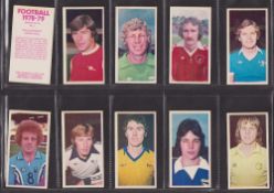 Trade cards, Bassett, 8 sets Football 1978/79, 1979/80, 1980/81, 1982/83 blue backs, 1983/84 blue