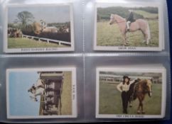 Trade cards, 3 sets, Anglo American The Horse XL66 cards, A&BC Gum Man from UNCLE L55 cards, Leaf