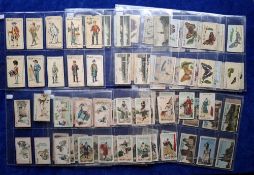Trade cards, Denmark, approx. 200 cards all issued by Rich's in part sets from several series
