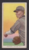 Cigarette card, USA, ATC, Baseball Series, T206 (Lenox brown back), type card, Pfeister (