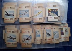 Cigarette packet sliders, Croydon Virginia Cigarettes, 126 uncut packet sliders, each containing a