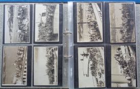 Postcards, Social History, a mainly RP selection, in modern album, of approx. 125 cards, inc. crowds