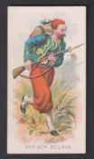 Cigarette card, Taddy, Royalty, Actresses & Soldiers, type card, French Zouave (vg) (1)