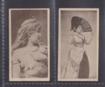 Cigarette cards, Kriegsfeld, Beauties, 'KEWA' (Matt front), two type cards, ref. H139, pictures