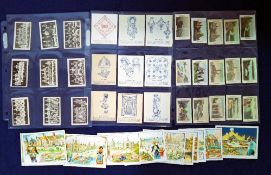 Cigarette & Trade cards, small mixture 4 series, Gallaher Interesting Views Coloured (98), a small