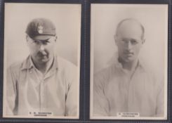 Cigarette cards, Phillips, Cricketers (Premium issue), four cards, all Derbyshire, nos 161C G.M.