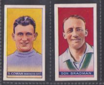 Trade cards, Amalgamated Press Sportsmen of the World (set, 32 cards) including Donald Bradman