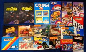 Toy Catalogues, a collection of 21 toy catalogues & magazines, Matchbox 1976, 79/80, 80/81, 81/82,