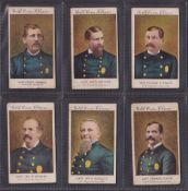Cigarette cards, USA, Buchner, Police Inspectors, 'M' size ('Gold Coin Tobacco' at top), six