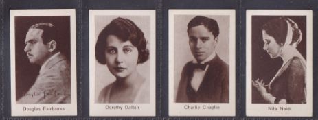 Cigarette cards, Malta, Cousis, Actors & Actresses (set, 254 cards) (gd)