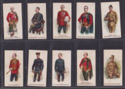 Cigarette cards, Smith's, Boer War Series (Coloured), (20/50, nos 4, 10, 15, 16, 18, 20, 22, 26, 28,