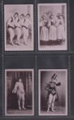Cigarette cards, Gallaher, Stage & Variety Celebrities, four cards, Sisters Levy (white tights, b/